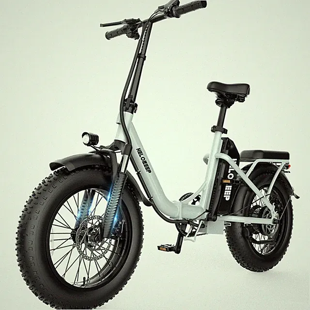 16'' Foldable Electric bike 48V 10Ah 20MPH Bicycle for Adults cheap ebike