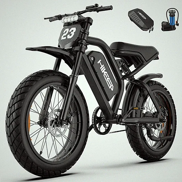 20'' Electric Bike Fat Tire 750W Peak Cheap ebikes 48V 17.5A 28mph for Adults