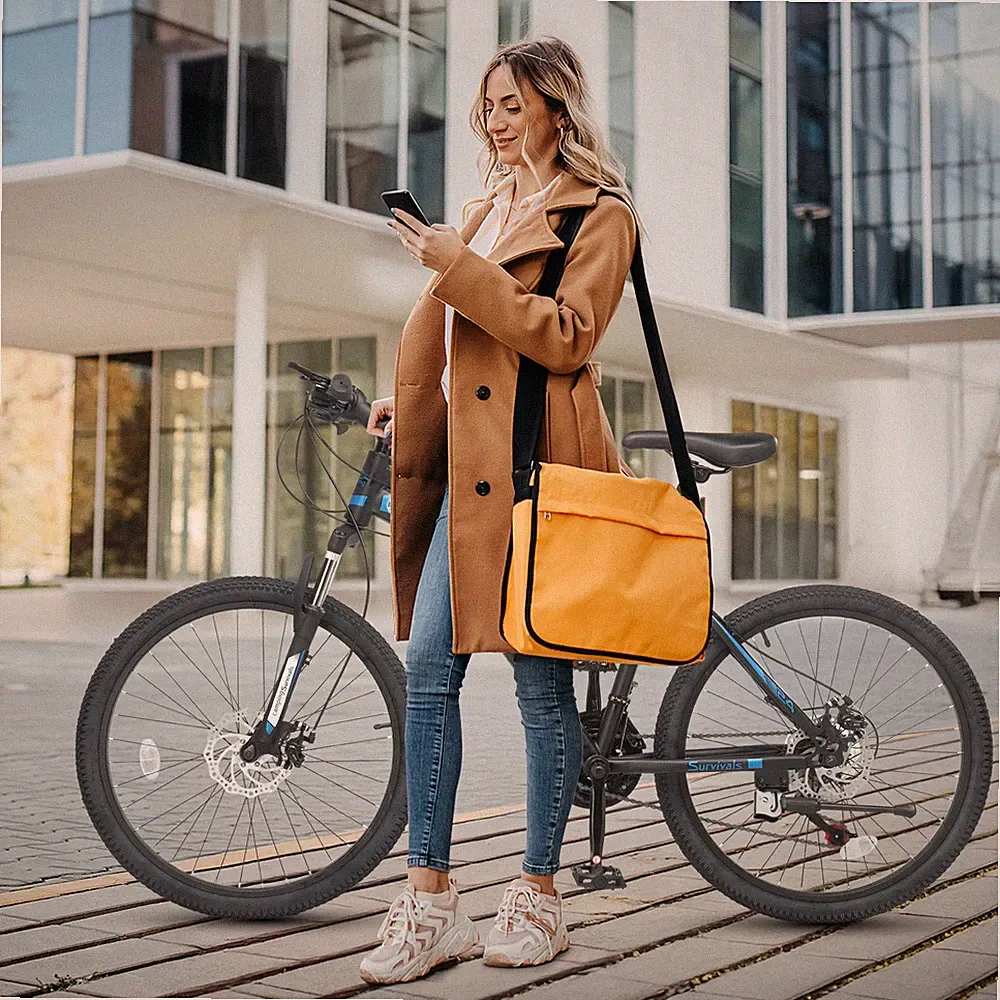 24 Inch Mountain Bike, 7/21-Speed Adult Bicycle for Audlt Woman Men