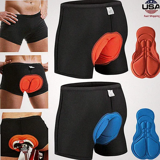 3D Padded Cycling Breathable Underwear for Men Women Bike Shorts MTB Underpants