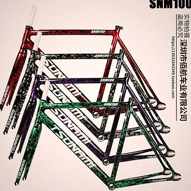 700C Road Bicycle Frameset Fixed Gear Bike Frame Cycling Parts Size 49-58cm