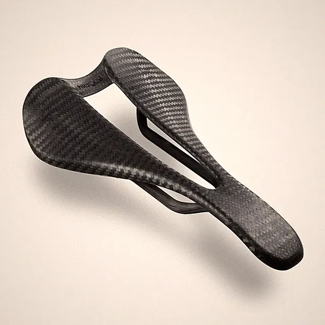 Bjorn Cycles Carbon Bicycle Saddle with 3K Finish Sedlo 143 mm