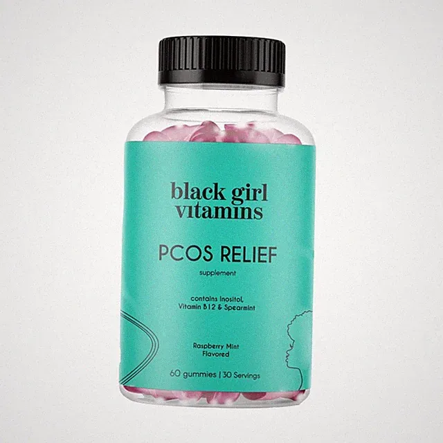Black Girl Vitamins PCOS Relief – Cycle Support for Women - 60 Gummies-US STOCK