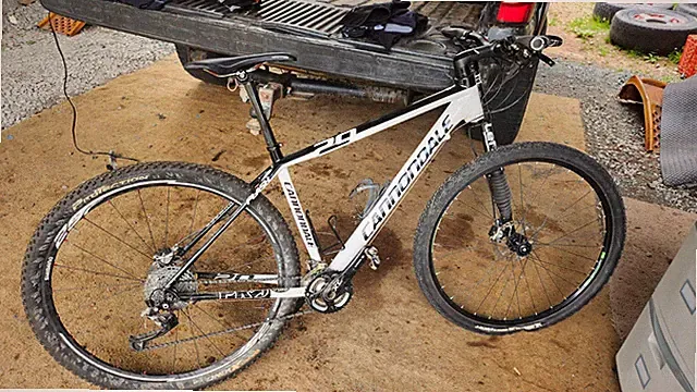 Cannondale Flash 29 Mountain Bike 29in White/Black Front Suspension Disc Brakes