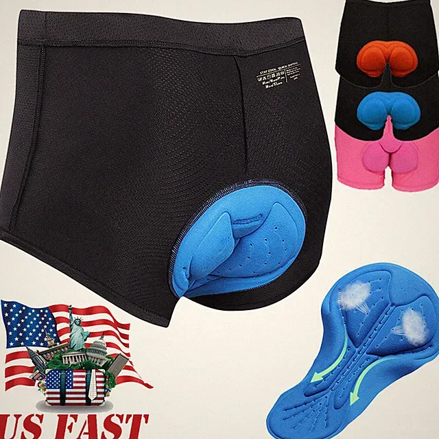 Cycling Underwear 3D Gel Padded Breathable Bicycle Shorts For Men Womens Pants