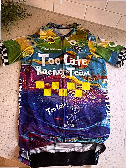 Endo Too Late Women’s Ladera Cycling Jersey Full reverse ykk zip Multicolor-S