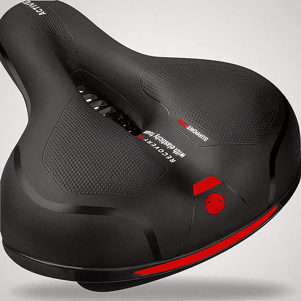 For bike Extra Wide Big Bum Bike Saddle Seat Bicycle Gel Pad Soft Comfort US