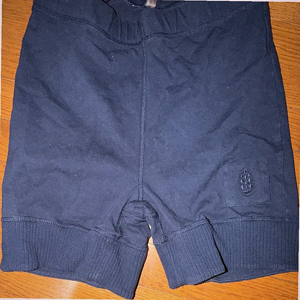 Free people movement Navy blue shorts m cotton bike short style #shorts