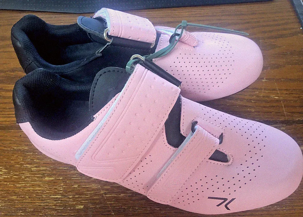 Road Bicycle Comfortable Sports Women's Cycling Shoes with Cleat-PINK EUR-38