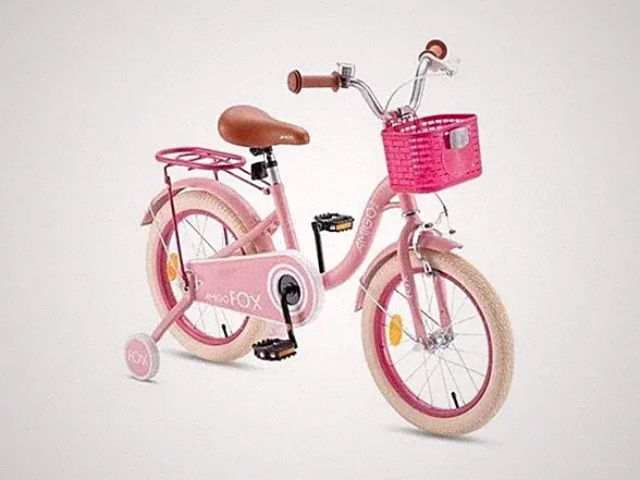 ROYALBABY TODDLERS KIDS 14IN BIKE WITH BASKET, TRAINING WHEEL - Scratch & Dent