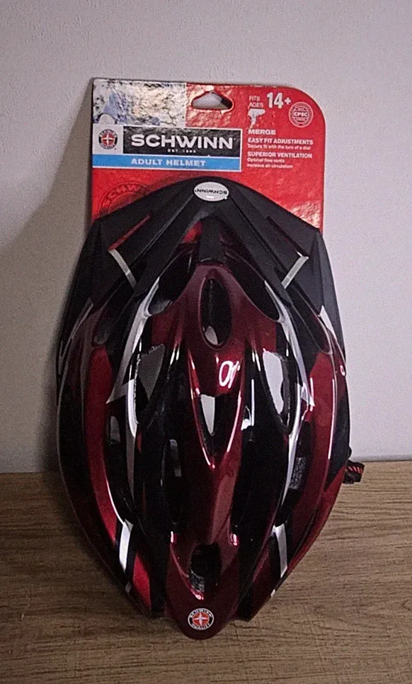 Schwinn Breeze Burgundy Maroon Adult Bicycle Helmet SW75736R-2 New