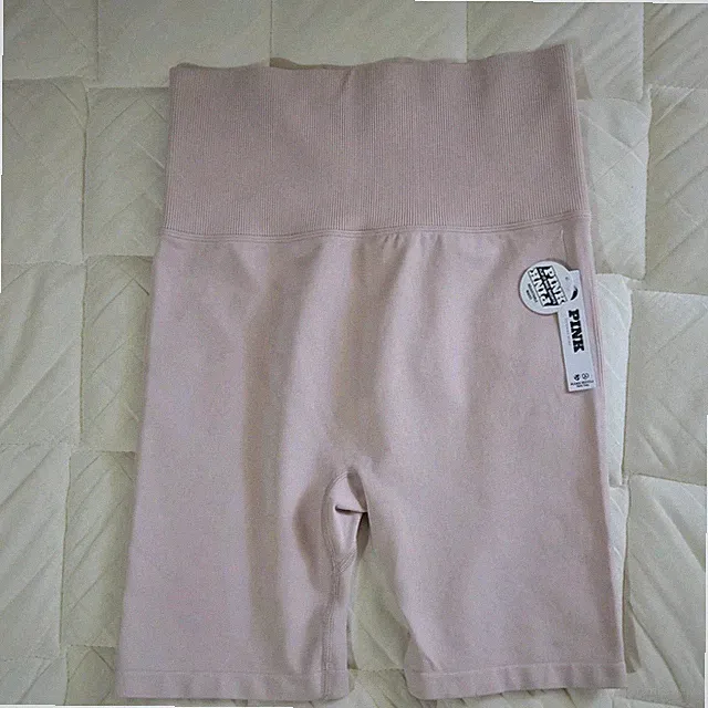 Victoria’s Secret Light Pink Active Seamless Bike Shorts Shortie Size S NWT