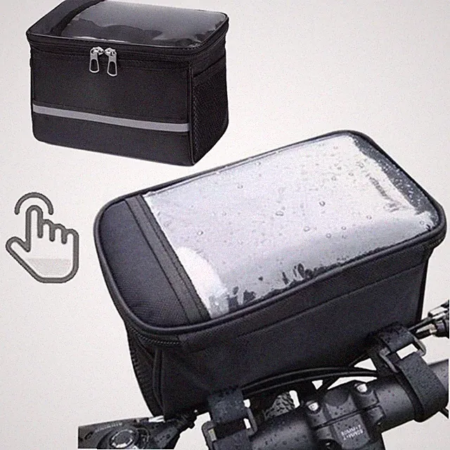 Waterproof Bike MTB Handlebar Bag Bicycle Frame Basket Bag Cycling Accessories